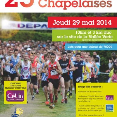 Brochure 2014 Foulées Chapelaises