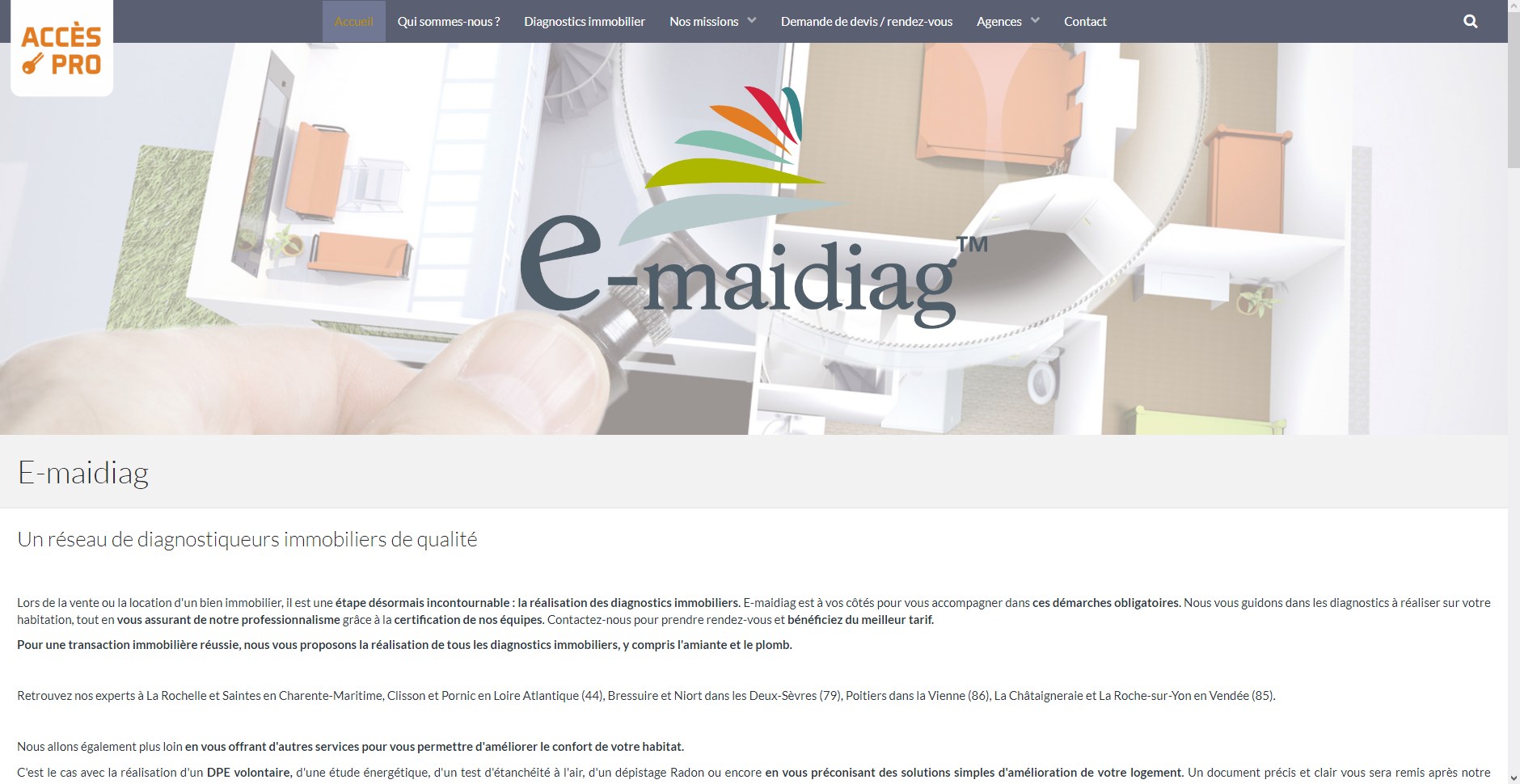 Site Internet E-maidiag