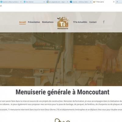 Site internet Ti menuiserie