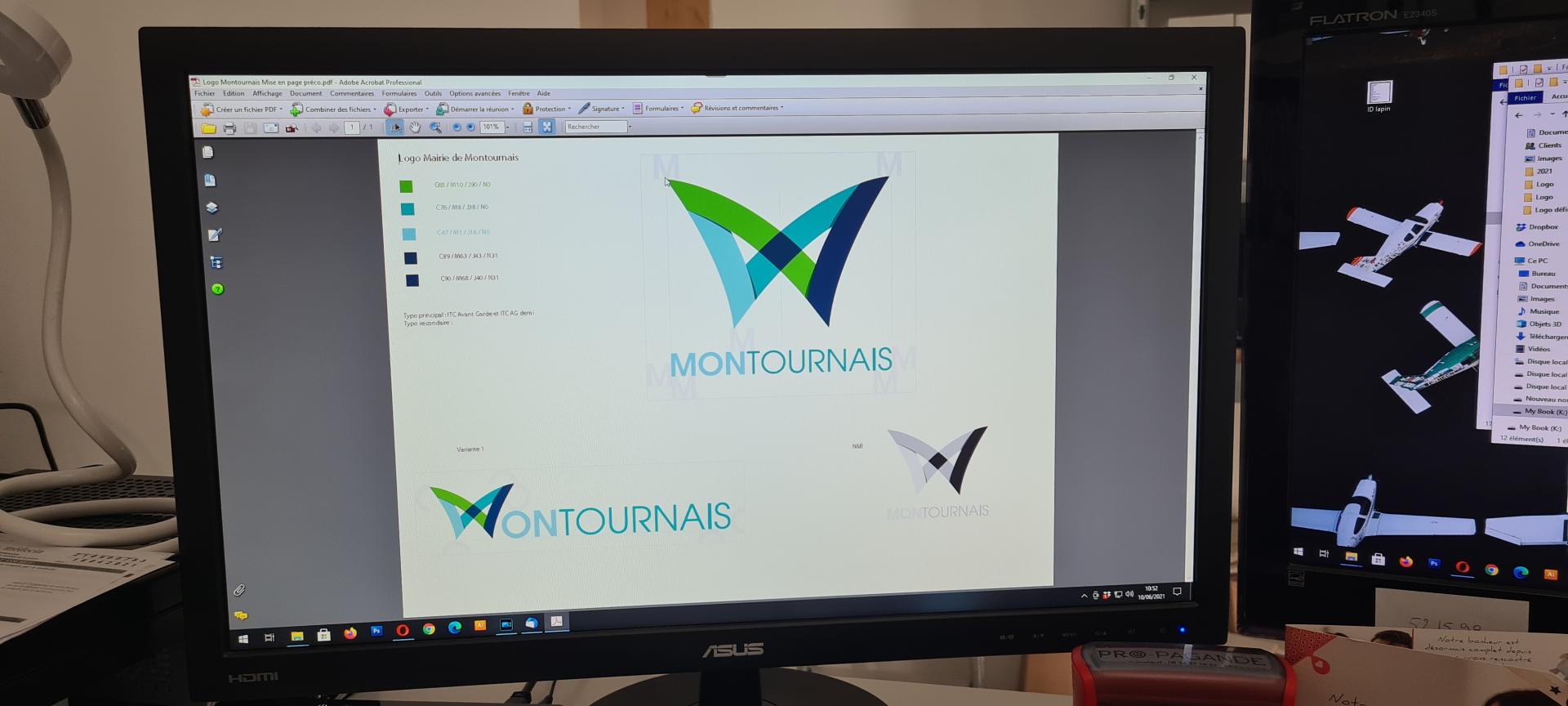 Une création de logo comme on les aime ! Logo Montournais