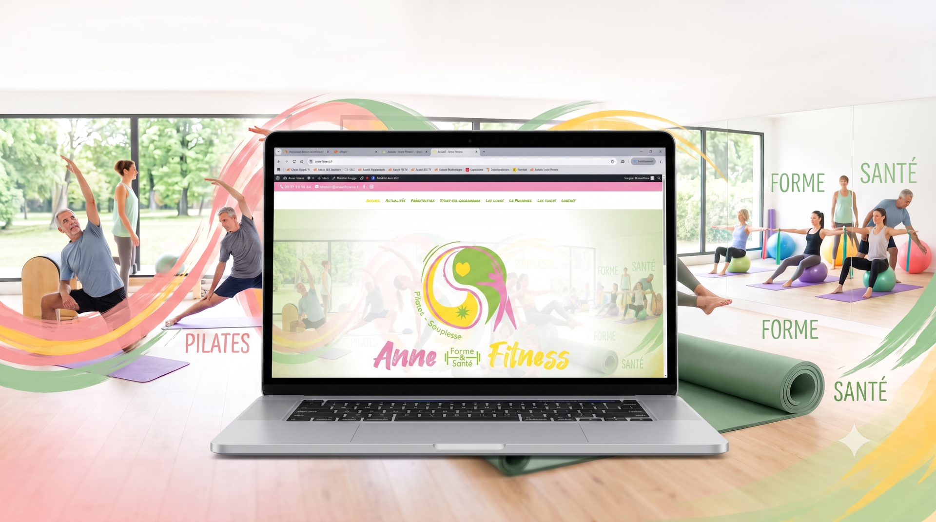 Nouveau site web www annefitness fr